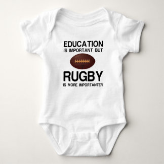 BODY PARA BEBÊ EDUCATION IMPORTANT RUGBY IMPORTANTER