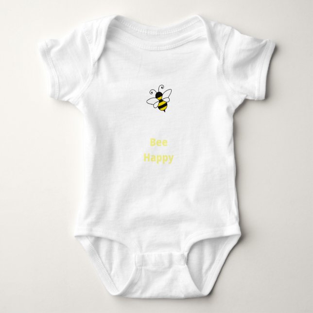 Body Para Bebê ee Happy - Bee (Frente)