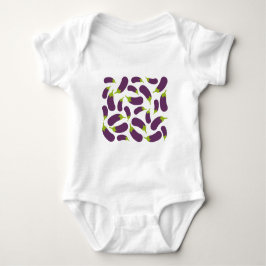 Body Para Bebê EggPlant EggPlant Purple Vegetal Design