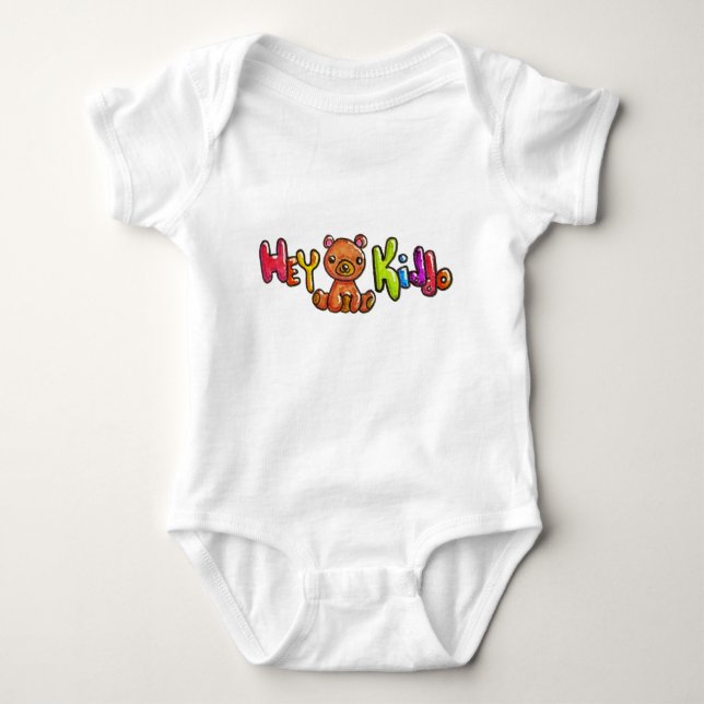 Body Para Bebê Ei Kiddo Onsie (Frente)