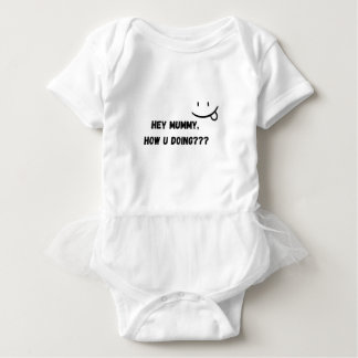 Body Para Bebê Ei Mamãe Como Você Está Bodysuit Engraçado e Fofo