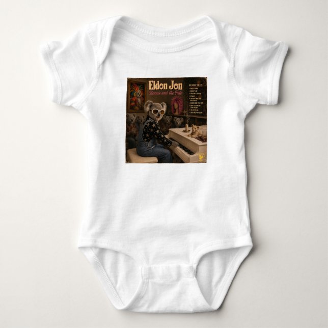 Body Para Bebê Eldon John: uma Paródia (Frente)