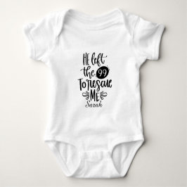 Body Para Bebê Ele Deixou os 99 para Resgatar Me Bodysuit de Bebê