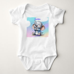 Body Para Bebê Elefante