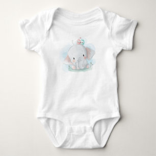 Body Para Bebê Elefante para Bebê