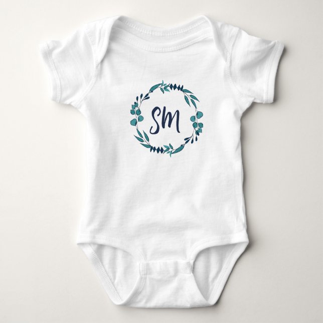 Body Para Bebê Elegant Bodysuit for Kids with Personalized  (Frente)