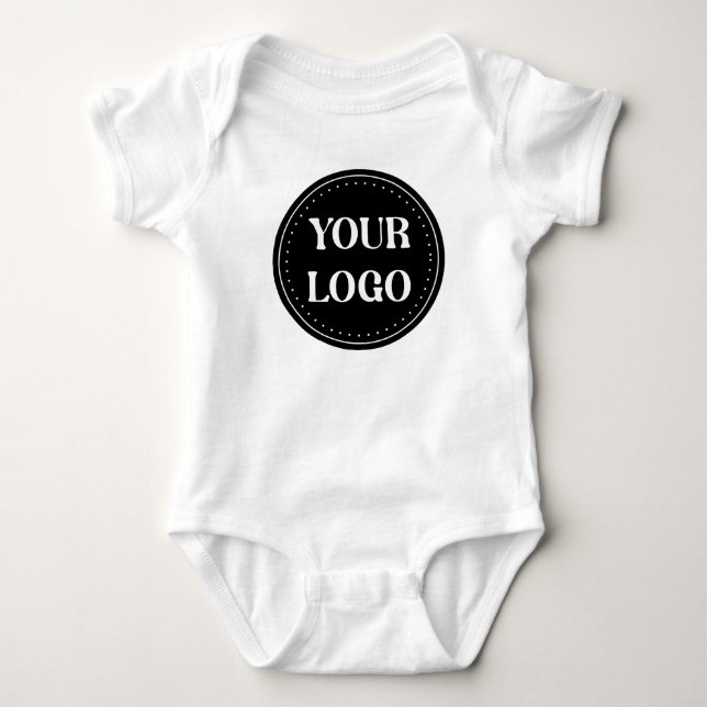 Body Para Bebê elegante, moderno, refinado e editável.  (Frente)