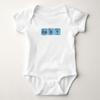 Body Para Bebê Elemento de Mesa Periódico do Bebê