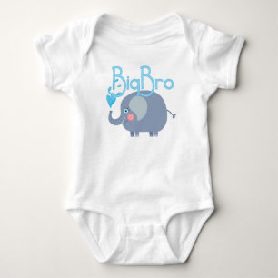 Body Para Bebê Elephant Big Bro