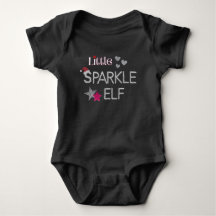 Elfo Pequeno Sparkle para roupa de Natal