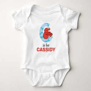 Body Para Bebê Elmo Alfabeto N Nuvens