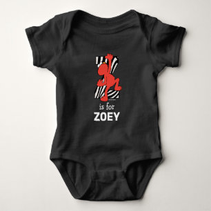 Body Para Bebê Elmo Alfabeto   Z Zebra