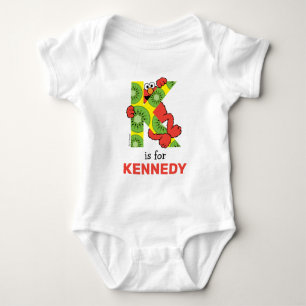 Body Para Bebê Elmo Alphabet K Kiwi