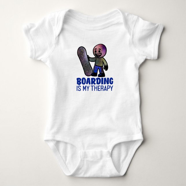 Body Para Bebê Embarque é minha terapia (Frente)