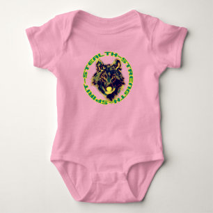 Body Para Bebê emblema de lobo