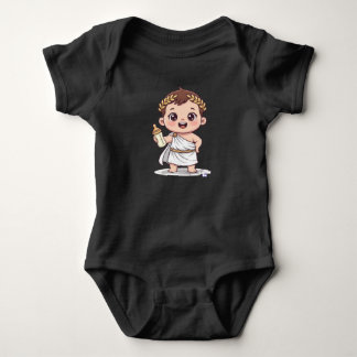 Body Para Bebê Emperador Romano Kawaii Be