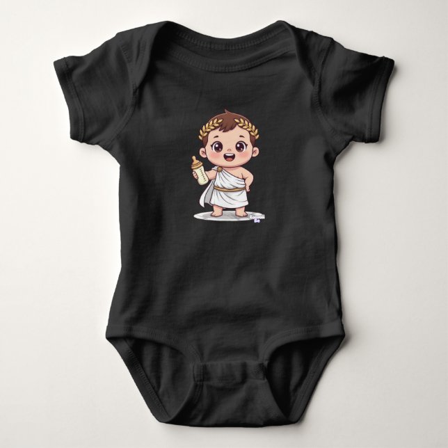 Body Para Bebê Emperador Romano Kawaii Be (Frente)
