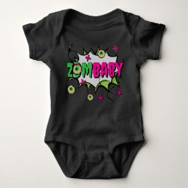 Body Para Bebê Encarado Engraçado Engraçado Pop Art ZomBaby