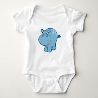 Body Para Bebê Encontre o hipopótamo azul!