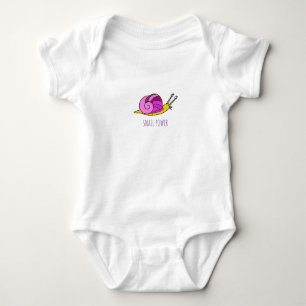 Body Para Bebê Energia de caracol