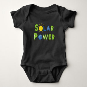 Body Para Bebê Energia solar