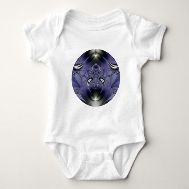 Body Para Bebê Enfeite Roxo (Frente)