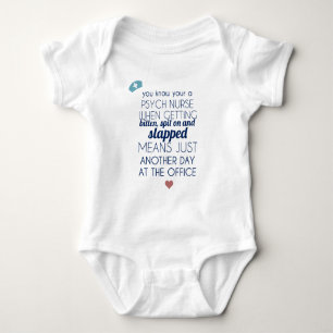 Body Para Bebê Enfermeira de Psych