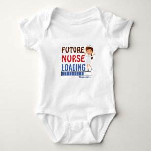 Body Para Bebê Enfermeiro Futuro Carregando Novos Pais Oferece Cr