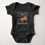 Body Para Bebê Engraçada Science Pun Chemistry Sloth Nap Lover<br><div class="desc">Engraçada Science Pun Chemistry Sloth Nap Lover. Cientista Hilário e Presente Químico.</div>