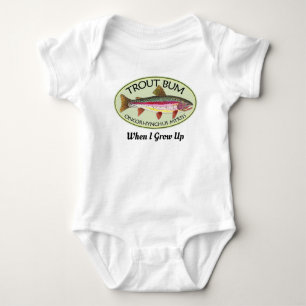 Body Para Bebê Engraçado Arco Arco-Íris Arco-Arco Pescado Angle