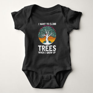 Body Para Bebê Engraçado Árvore Clima Kid Arborist Futuro Emprego