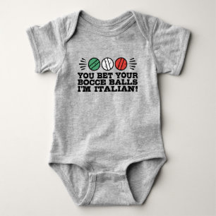 Body Para Bebê Engraçado Bocce Ball Baby Bodydress