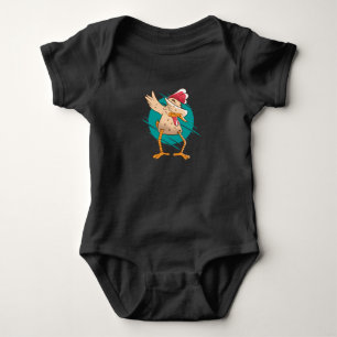 Body Para Bebê Engraçado dança de frango