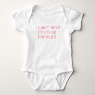 Body Para Bebê Engraçado Dizer Bodysuit, um pedaço