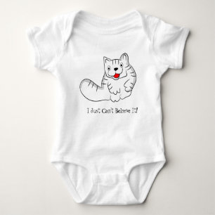 Body Para Bebê Engraçado Gato Bebê Bodô