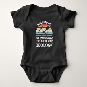 Body Para Bebê Engraçado Geology Sunset Gift para Geólogo
