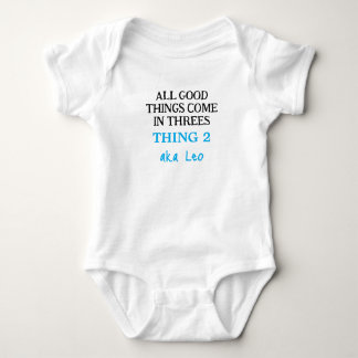 Body Para Bebê Engraçado Triplets Com Nome, Personalizado