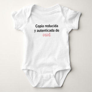 Body Para Bebê Enterizo copia reducida y autenticada