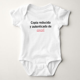 Body Para Bebê Enterizo copia reducida y autenticada