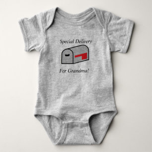 Body Para Bebê Entrega Especial Para A Avó Bebê Jérsei Roupa