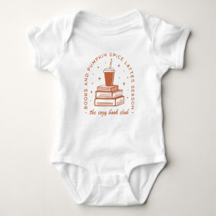 Body Para Bebê Época de Especiarias de Livros e Pumpkin