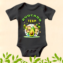 Body Para Bebê Equipe Avocado