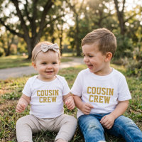 Equipe de Primos | Bodysuit Gold Kids Baby