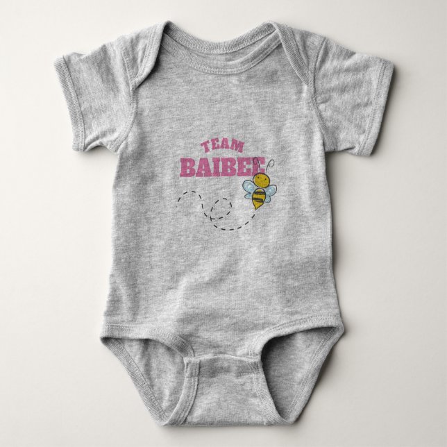 BODY PARA BEBÊ EQUIPE PERSONALIZADA BABY BODYSUIT (Frente)