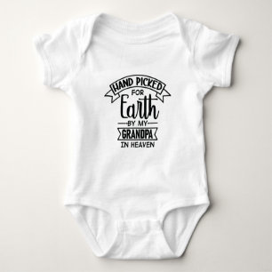 Body Para Bebê Escolhido À Mão Pelo Meu Avô No Céu