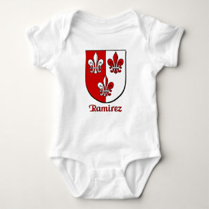 Body Para Bebê Escudo da família Ramirez