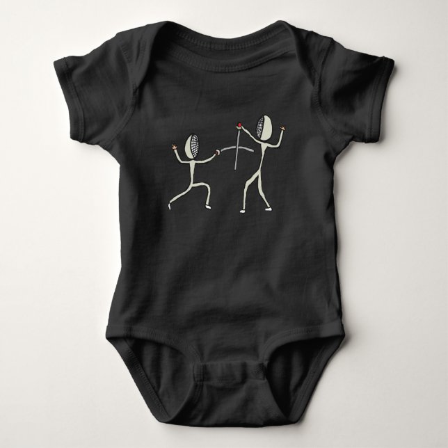 Body Para Bebê Esgrima (Frente)