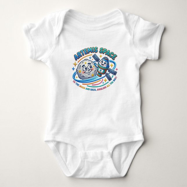 BODY PARA BEBÊ ESPAÇO ARTEMIS (Frente)