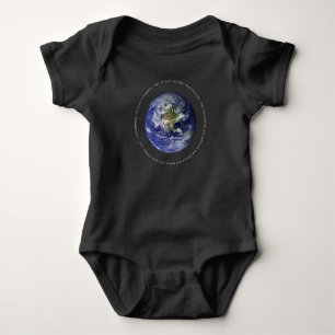 Body Para Bebê Espaço Planeta Terra - Religião Cristã John 3:1