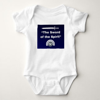 Body Para Bebê Espada do Espírito - Bebê Jersey Bodyfato